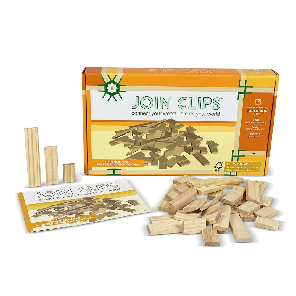 Schließen Sie sich Clips Expansion Set 200 Gebäudeboards Pro an