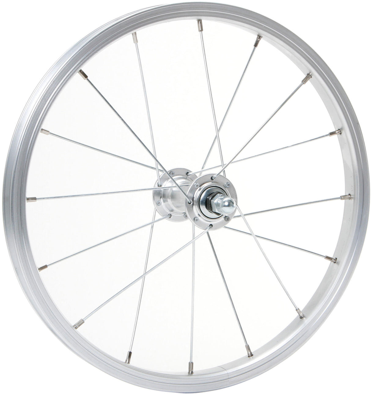 Contec front wheel alu sport + quando kt-a16f . fr.wheel 16 2,00 zinc