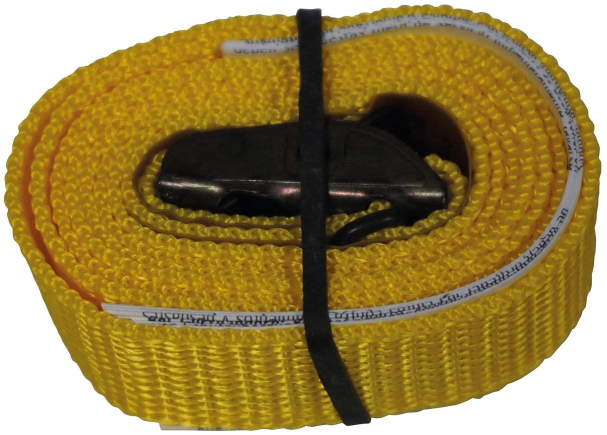 Autostyling seehase seehase fasty tension strap tension handle strap fast yellow 100x2cm 300kg