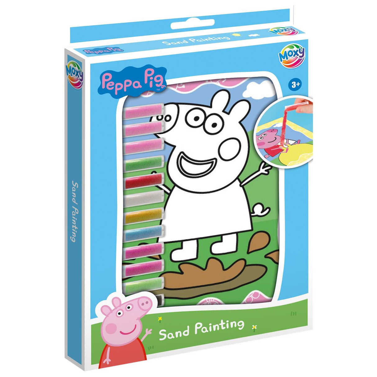 Creative craft group peppa pig sand painting, 16 pcs.