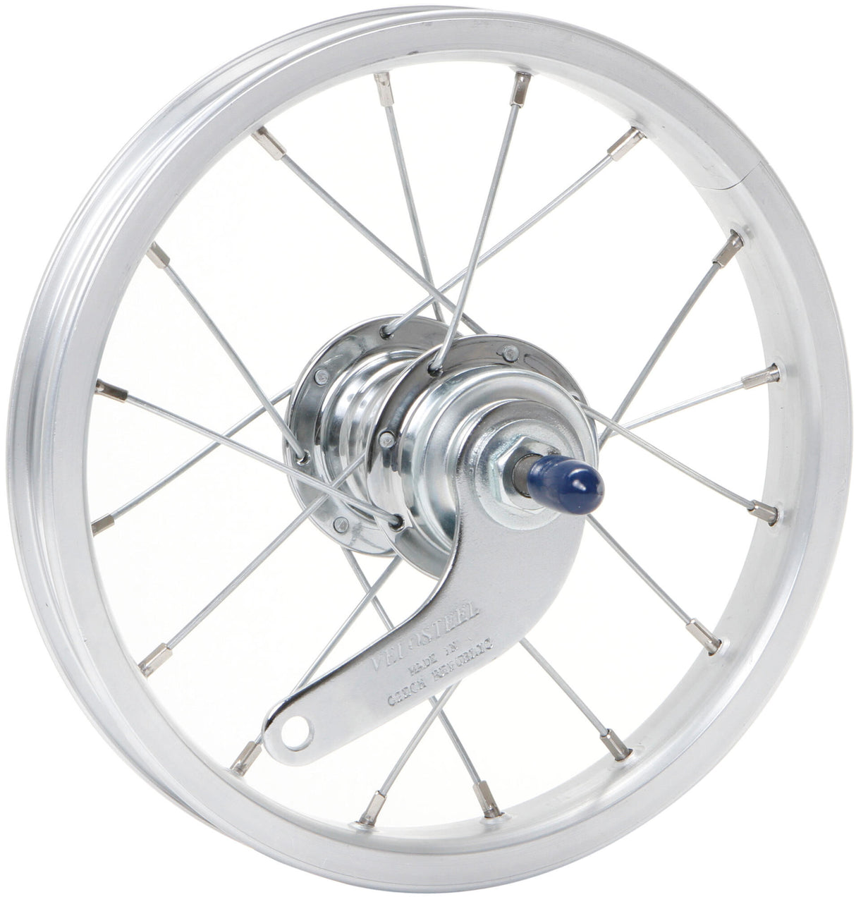 Contec hënneschter Rad Aluminium Sport + Velosteel 471. Réckrad 12 1 2 2.00 Zink