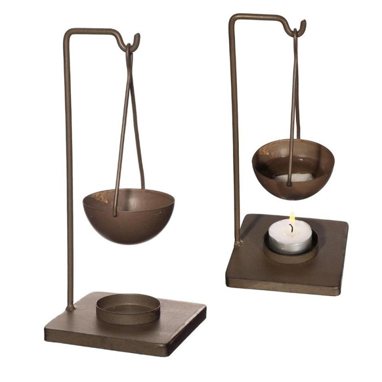 Ideas 4 seasons abeki geurbrander donkerbruin 23cm 2 st.