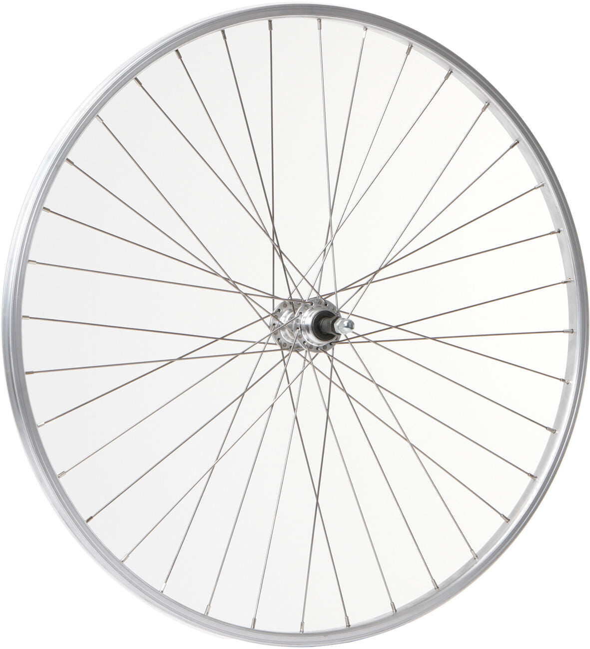 Contec rear wheel alu sport + quando kt-a11r. hr 28 alu silb. 7fach sp.niro 2.00