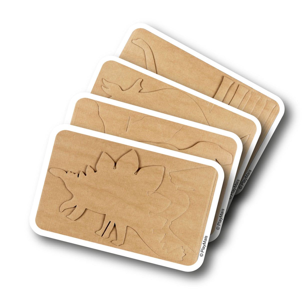 Playmais Dino Decorating Cards, 4st.