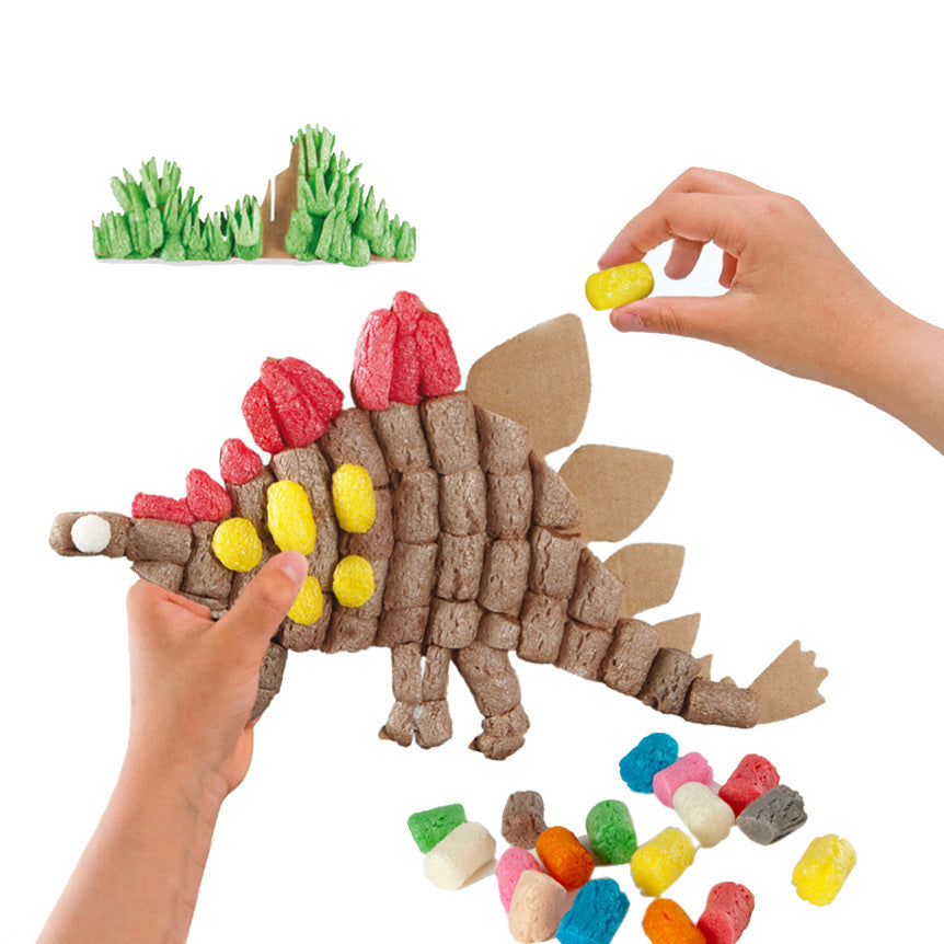 Playmais Dino Decorating Cards, 4st.