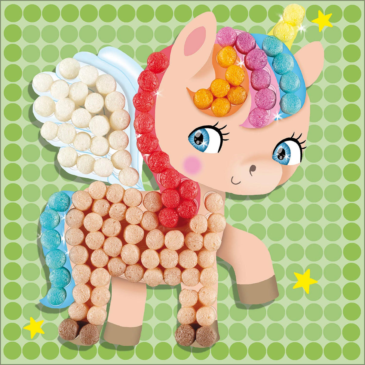 Playmais mosaic карти украсяват еднорог