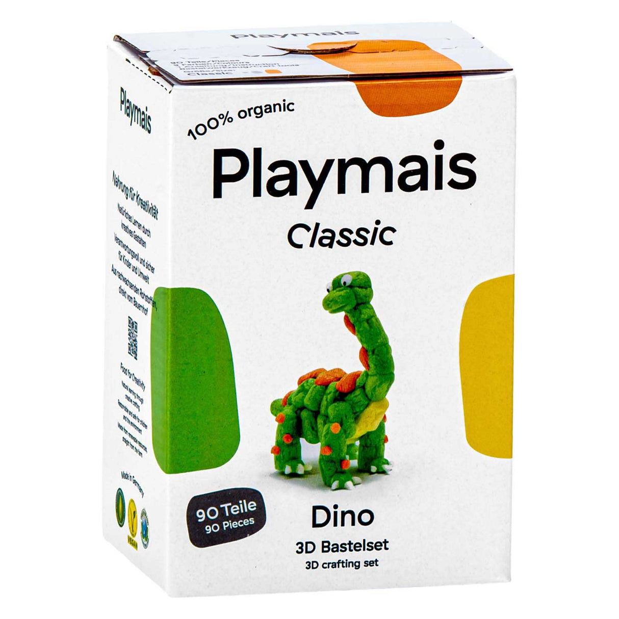 Playmais klassiske 3d dino - 90 stk