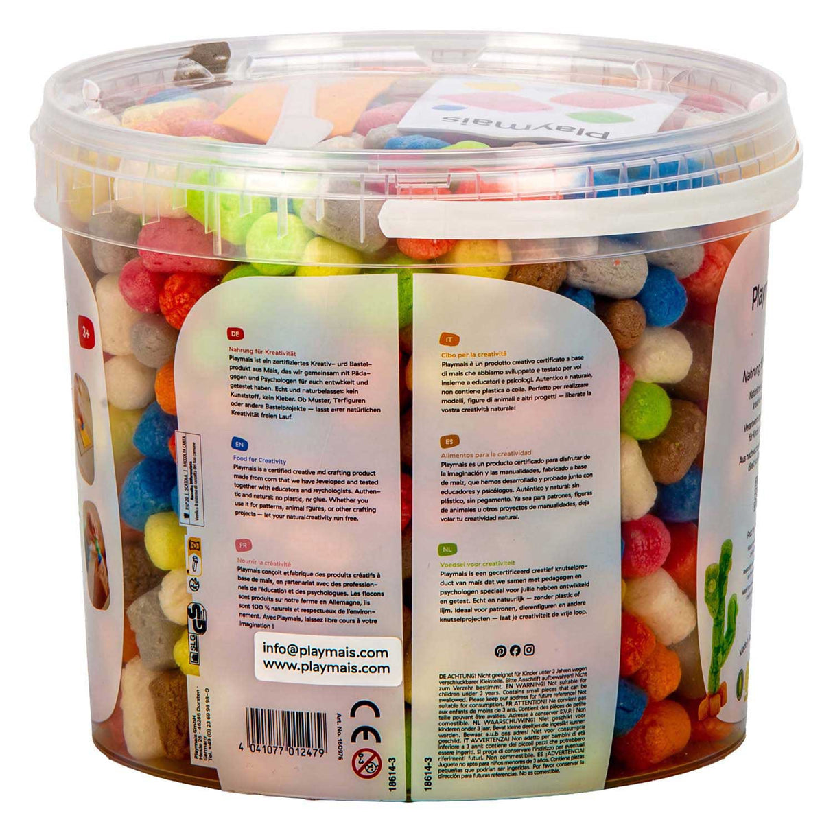 Playmais basic emmer (> 600 stukjes)