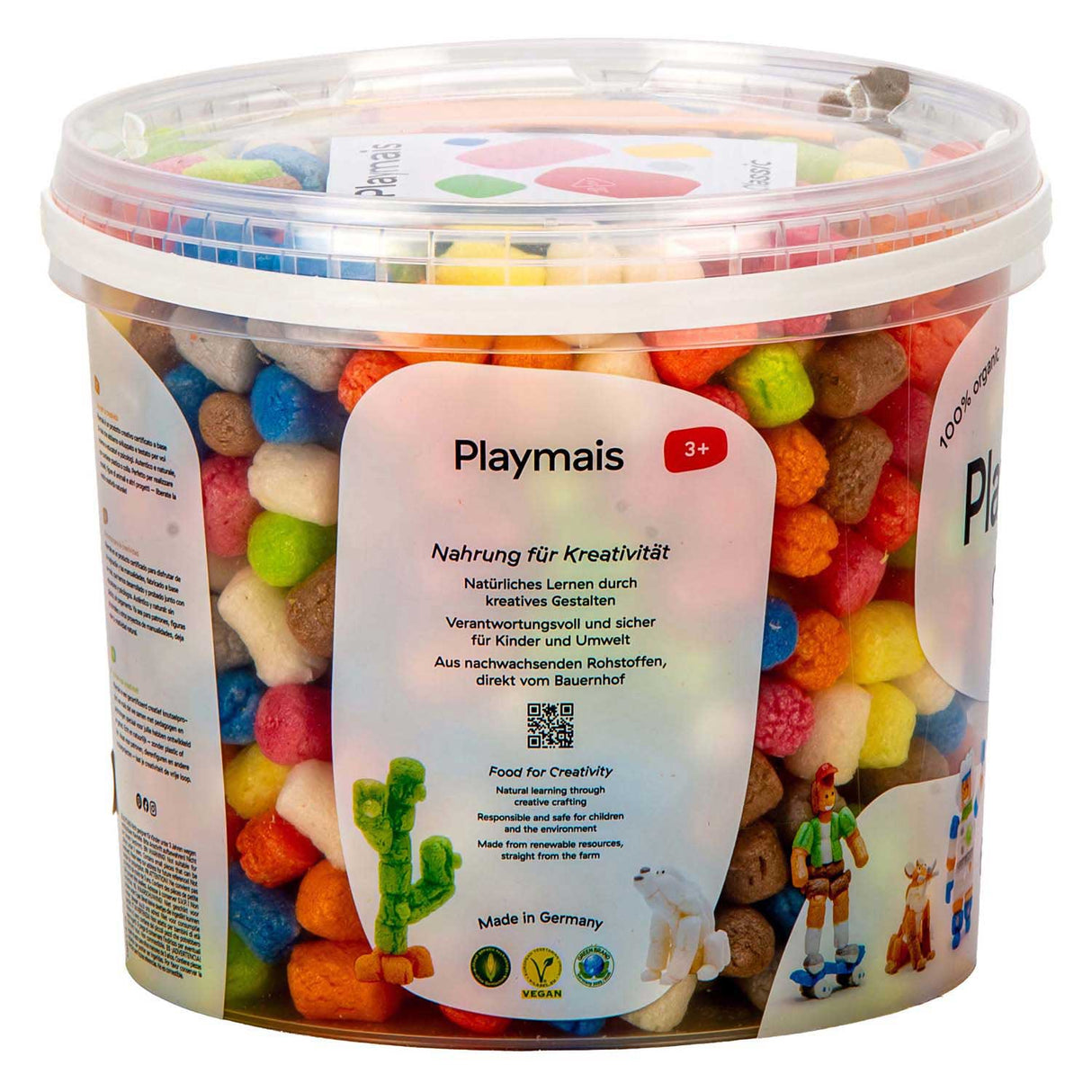 Playmais basic emmer (> 600 stukjes)