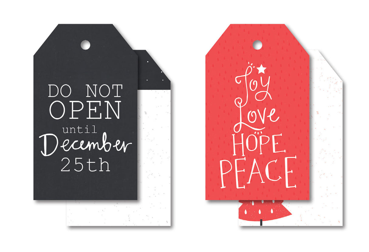 Kaisercraft • etiqueta holly jolly