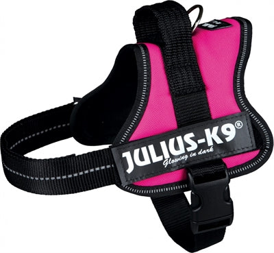 Julius K9 Power-Harnas Tuig för etiketter Fuchsia