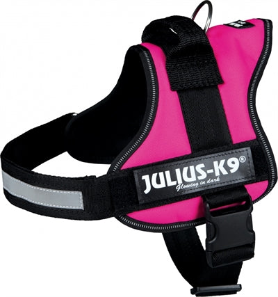 Julius K9 Power-Harnas Tuig für Etiketten Fuchsia