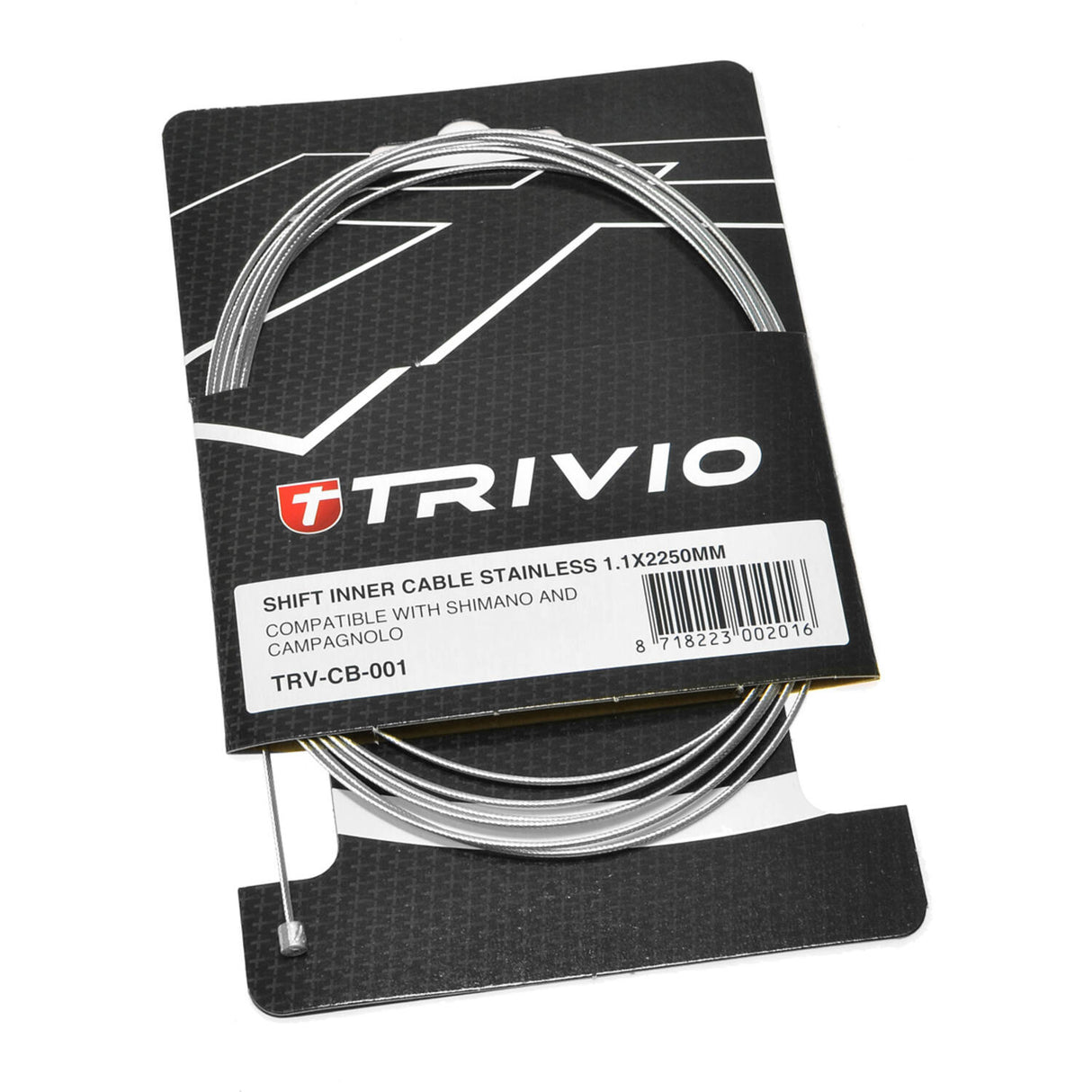 Trivio - derailleur inner cable stainless steel 1.1x2250mm - 20 pcs.