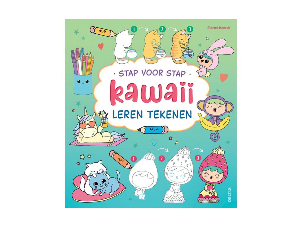 Lernen Sie Schritt für Schritt, Kawaii-Deltas zu zeichnen