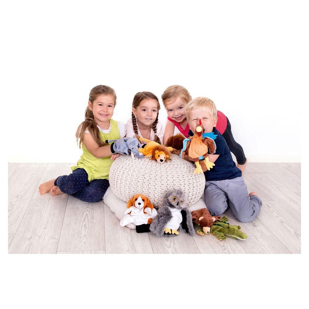 Hand puppet child turtle deluxe