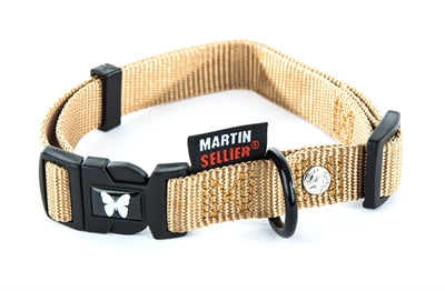 Níolón inchoigeartaithe collar martin beige