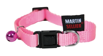 Martin Cat Collar nylon uni pink
