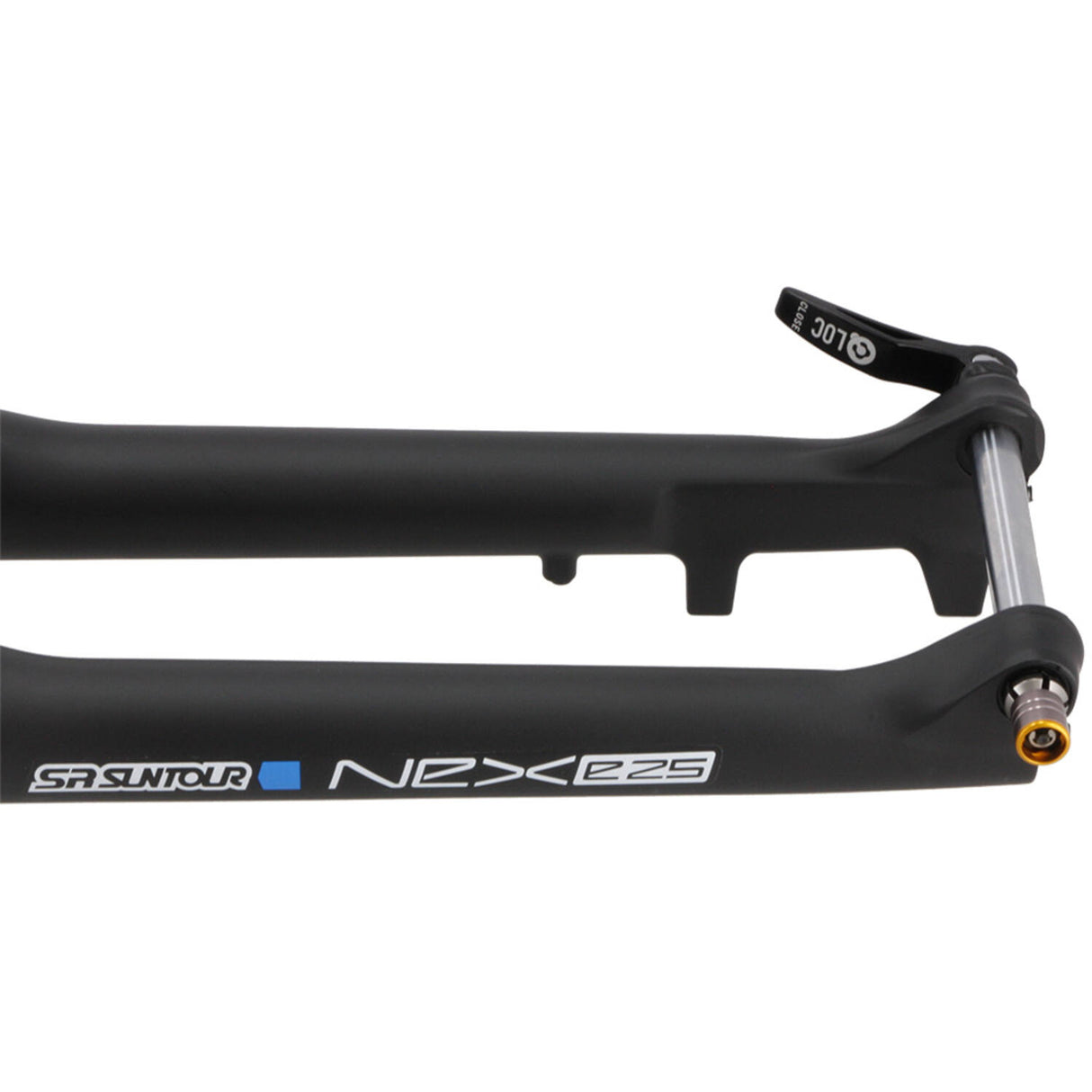 SRSUNTOUR VORK NEX-E25 NLO DS 700C 63MM TAPERED 15mm Mat Zwa