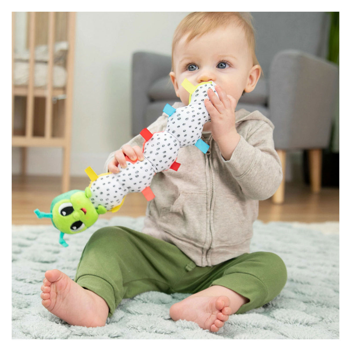 Lamaze Fidget Spaass Raupen Plüsch