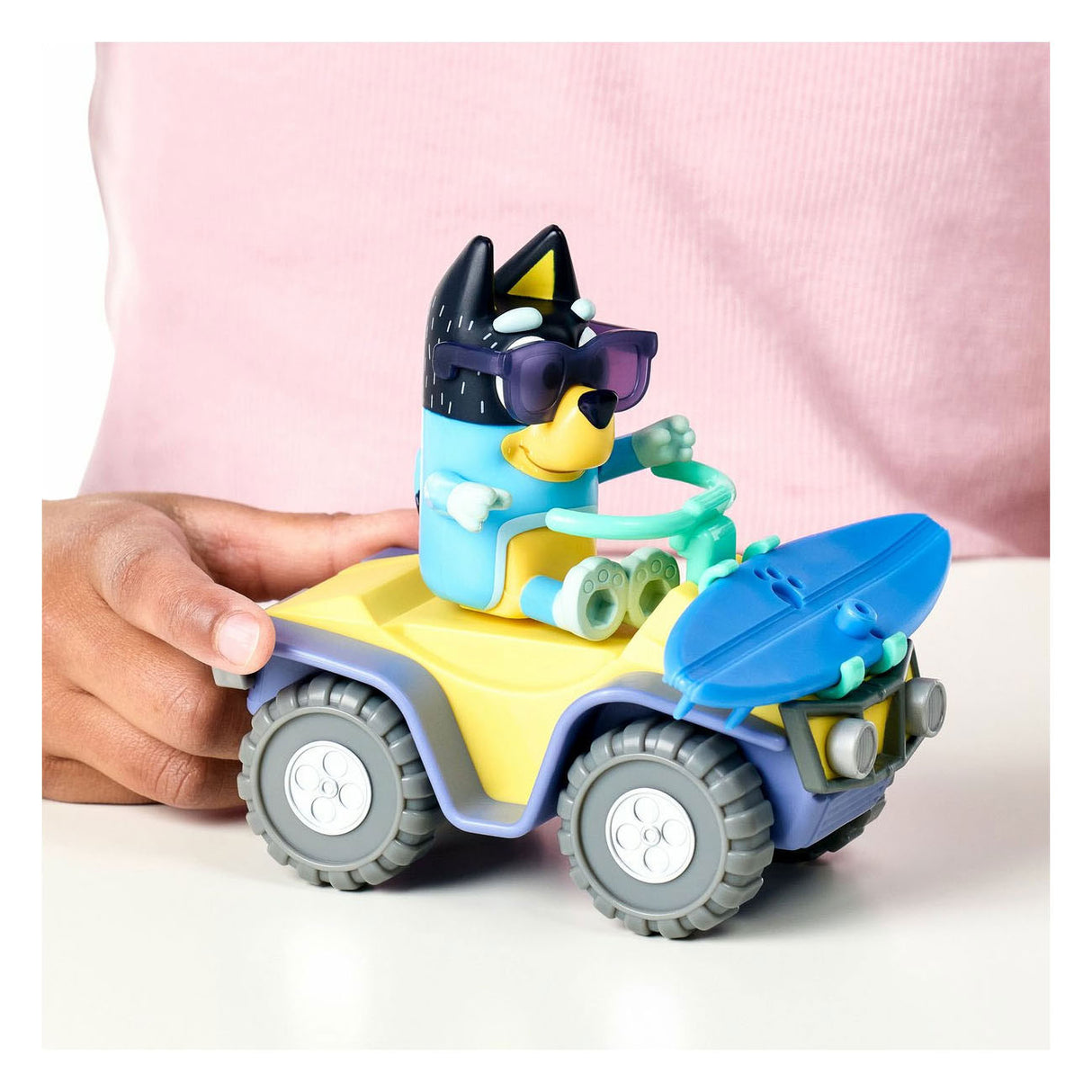 Moose toys bluey beach quad playing figure