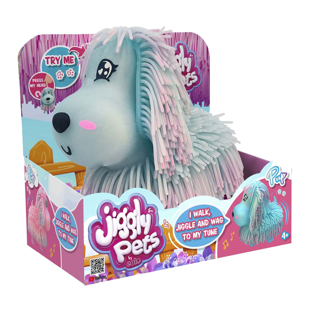 Spectron Jiggly Pets Electronic Puppy Blue