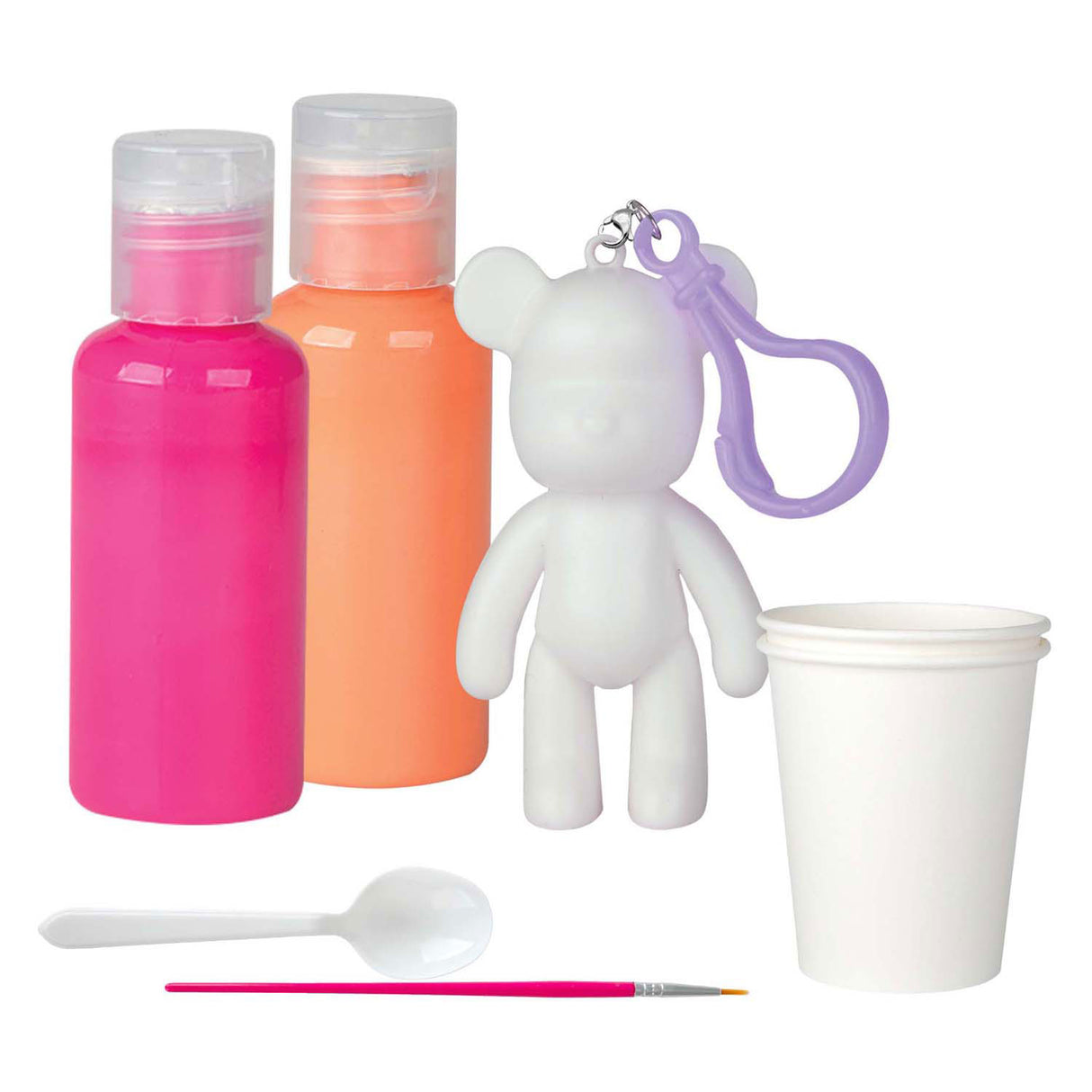 Spectron marble look beer casting set with keychain