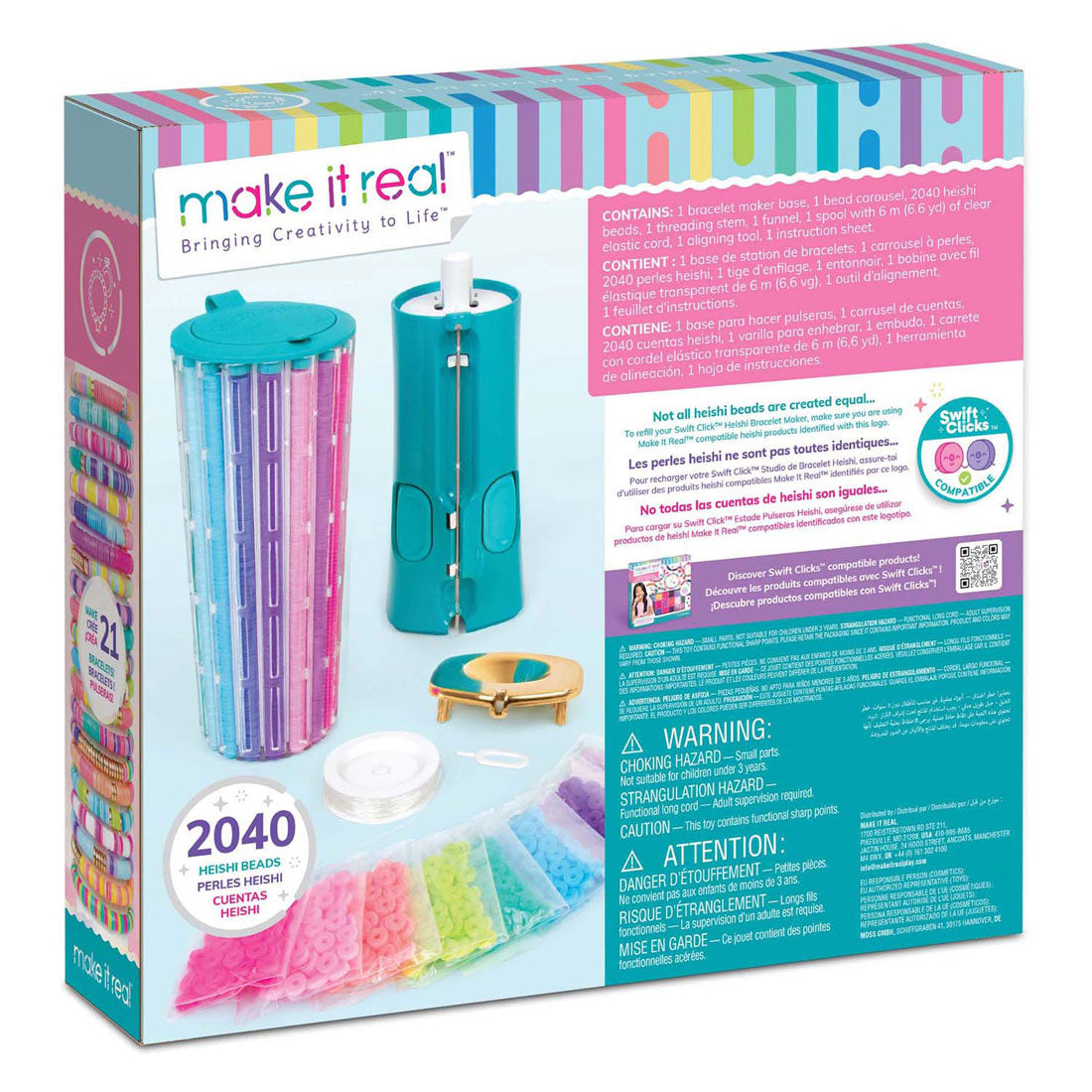 Making Spectron heishi bracelets