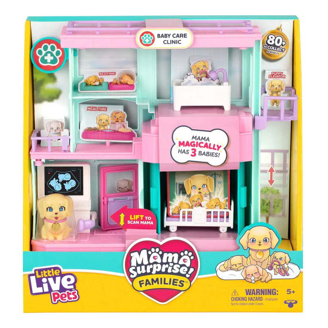 Spectron little live pets mama surprise families hospital play set