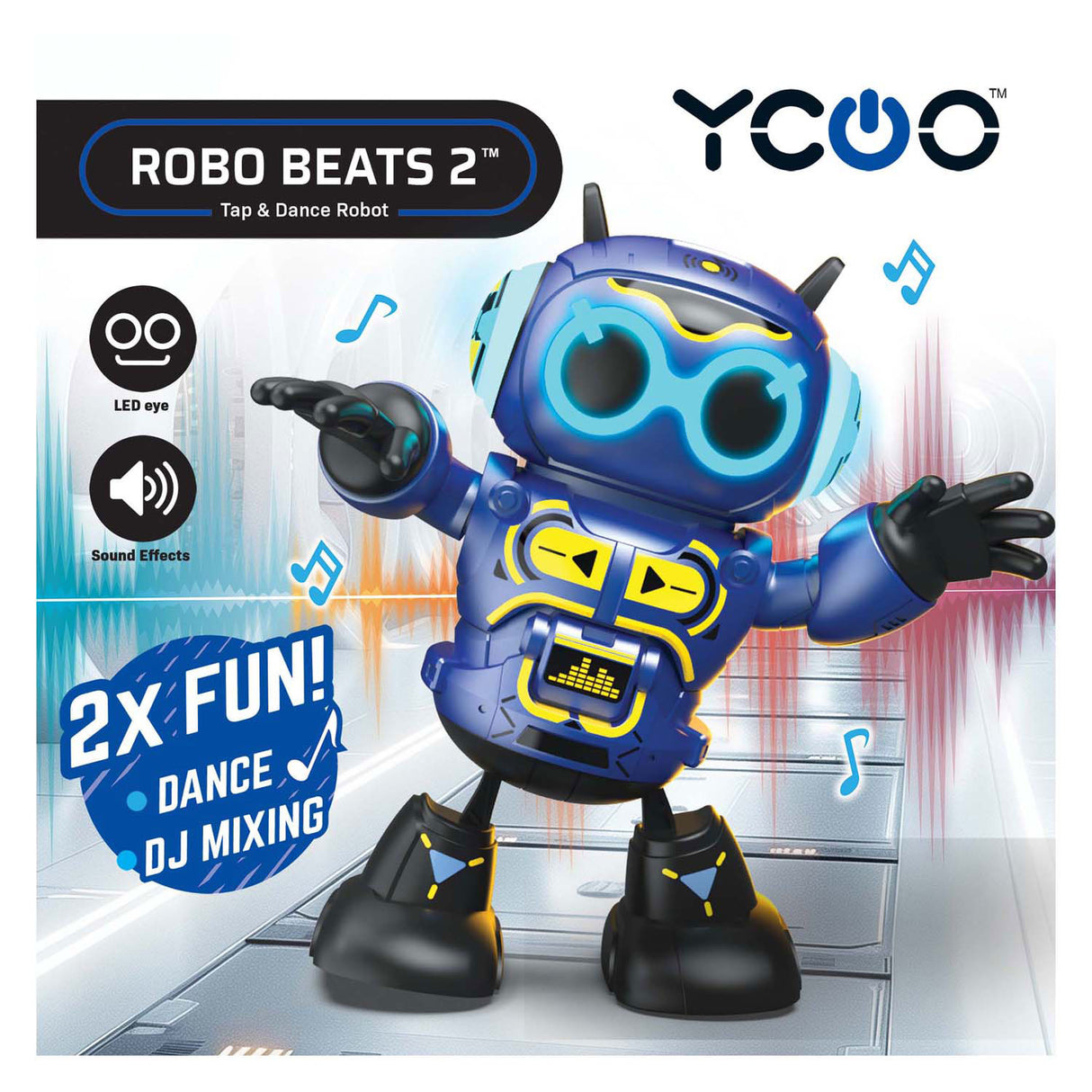 Spectron robo beats 2 dance robot with LED
