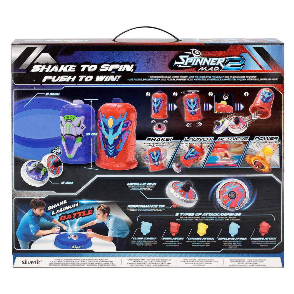 Paquete de batalla de lujo Spinner mad 2