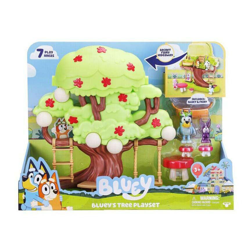 Moose toys bluey spelen in de boom speelset, 6dlg.