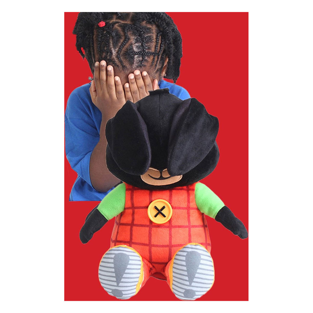 Spectron peek-a-boo talking plush toy