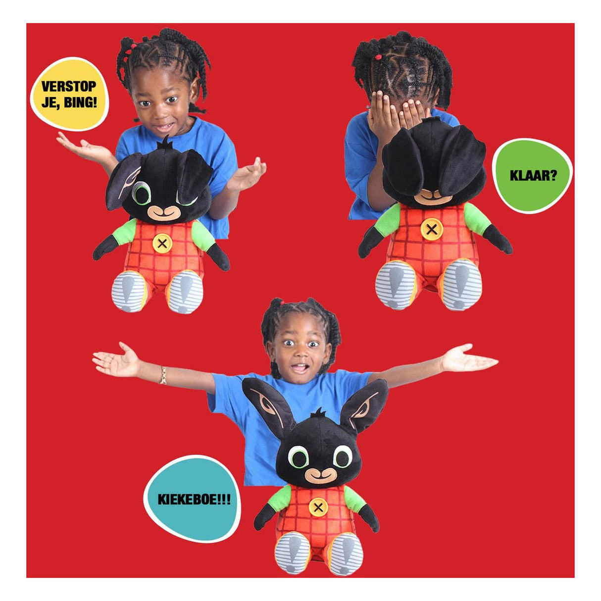 Spectron peek-a-boo talking plush toy