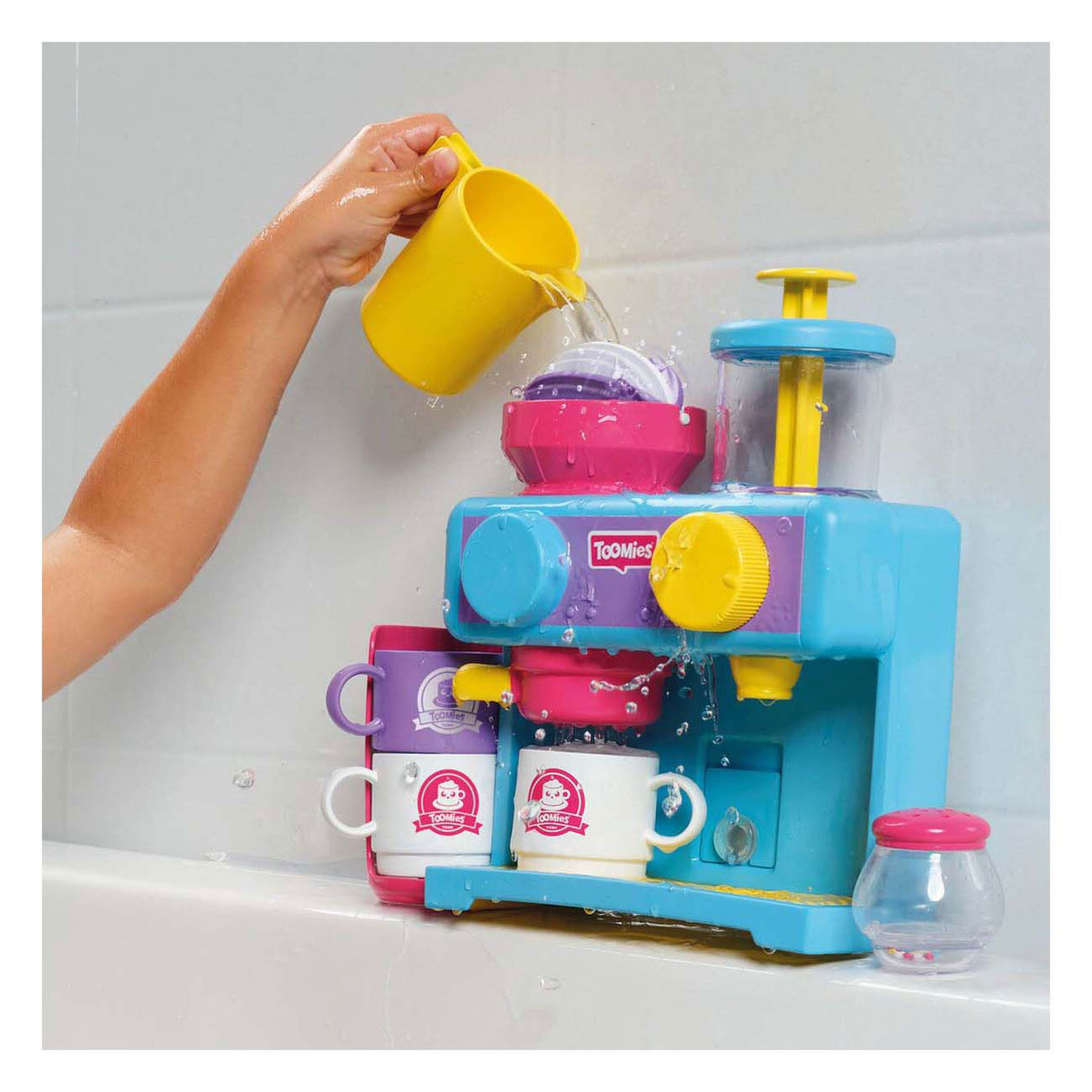 Tomy bath toys coffee machine bath barista