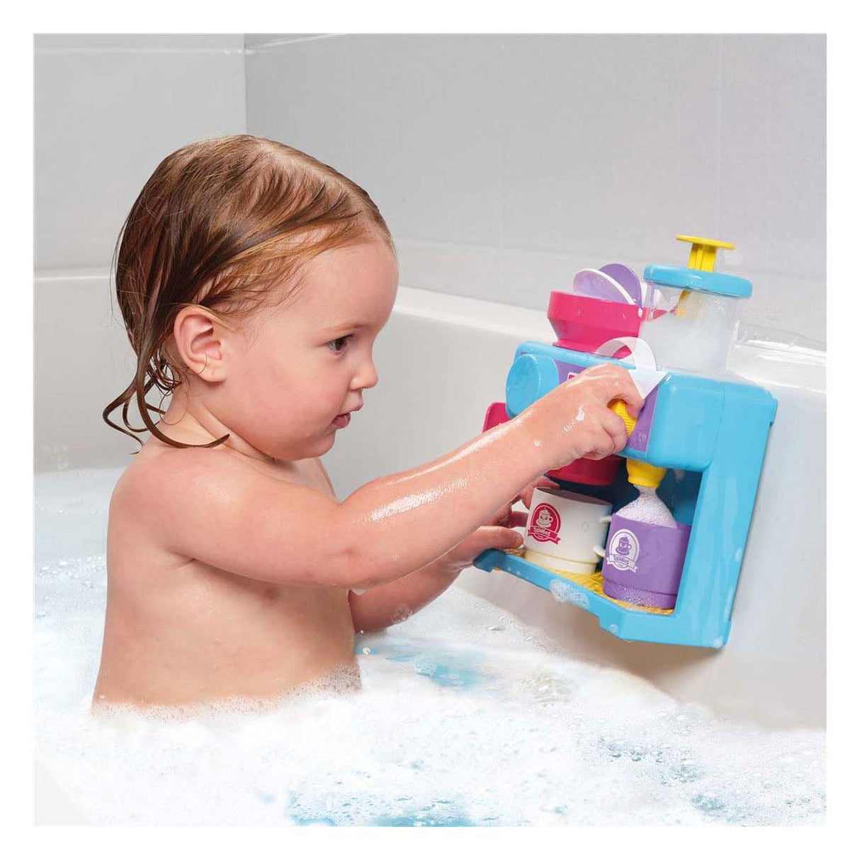 Tomy bath toys coffee machine bath barista
