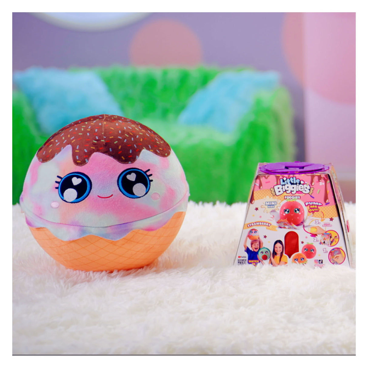 Spectron Little Biggies Ice Inflatable Plush Toy
