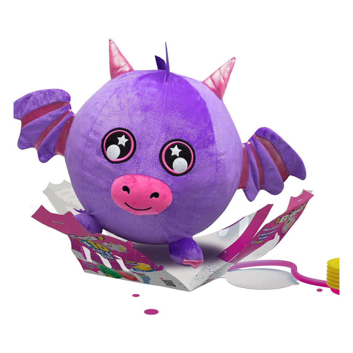 Spectron biggies dragon inflatable cuddly toy