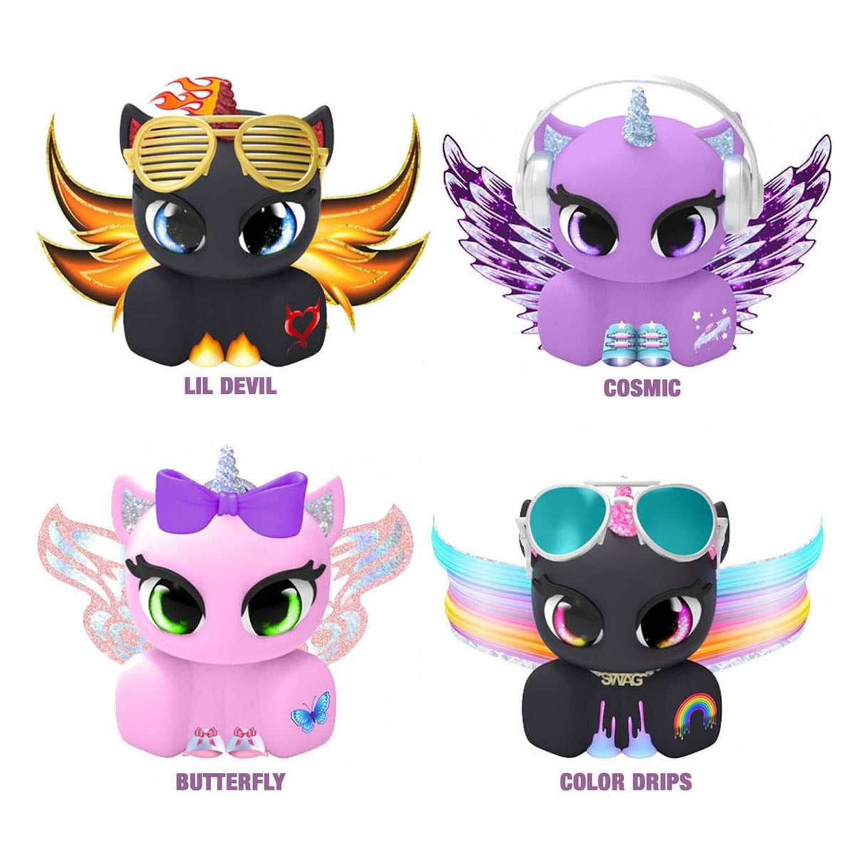 Crème glacée Spectron Unicones avec figure de jeu collectée