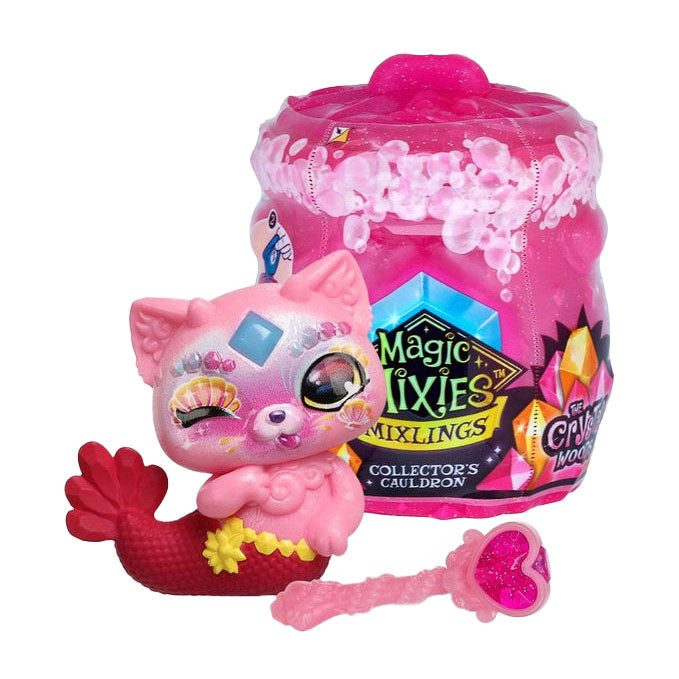 Moose Toys Mixies Mixlings Collecting Mettles Crystal Woods Series 3, 1-Pack