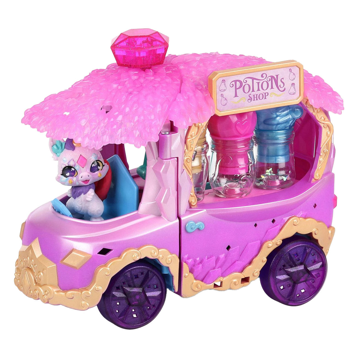 Moose Toys Magic Mixies Mixlings sammeln Magie Magie Frank Fahrzeug Kristall Word Serie 3