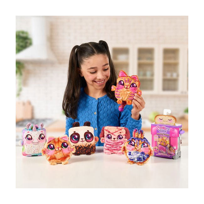 Moose toys cookeez makery toasty treatz - make a surprise plush animal