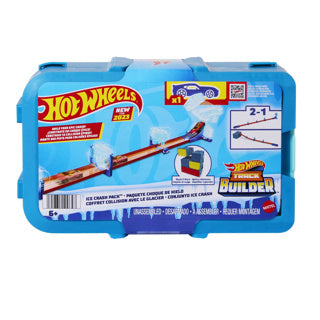 Hot Wheels Track Builder Icy Crash Set
