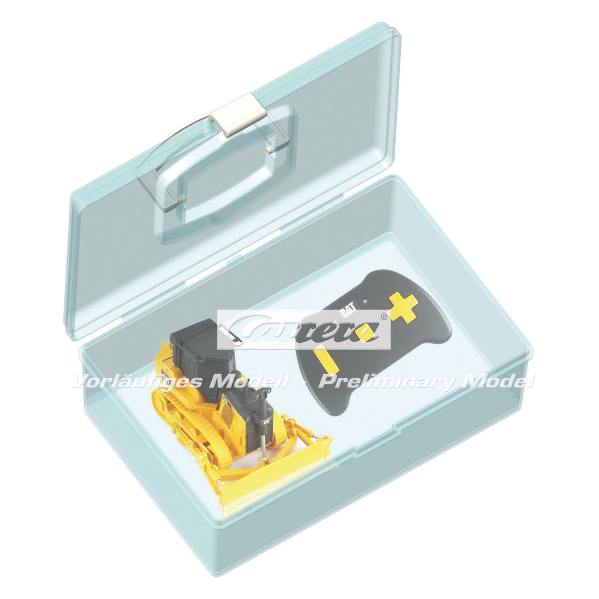 Carrera rc bestuurbare auto - cat mini rc - d7e track-type tractor