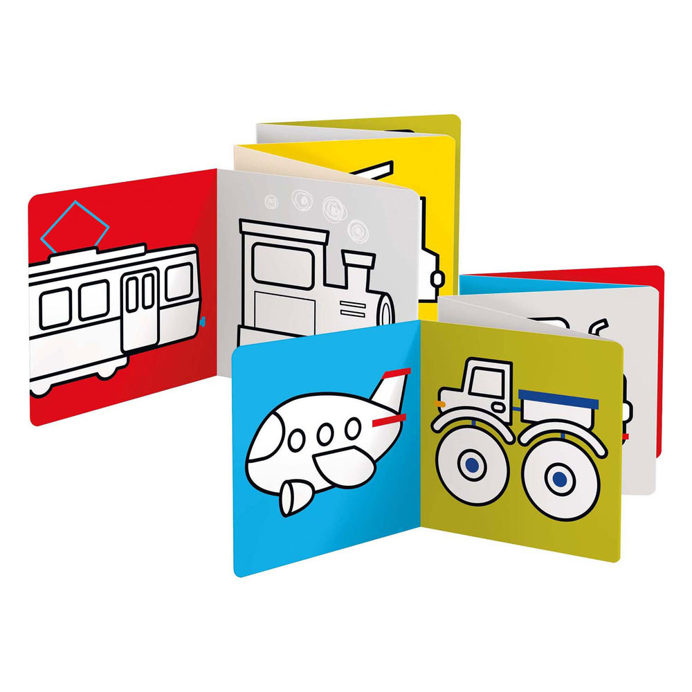 Banana Panda - coloring book ready to draw vehicles