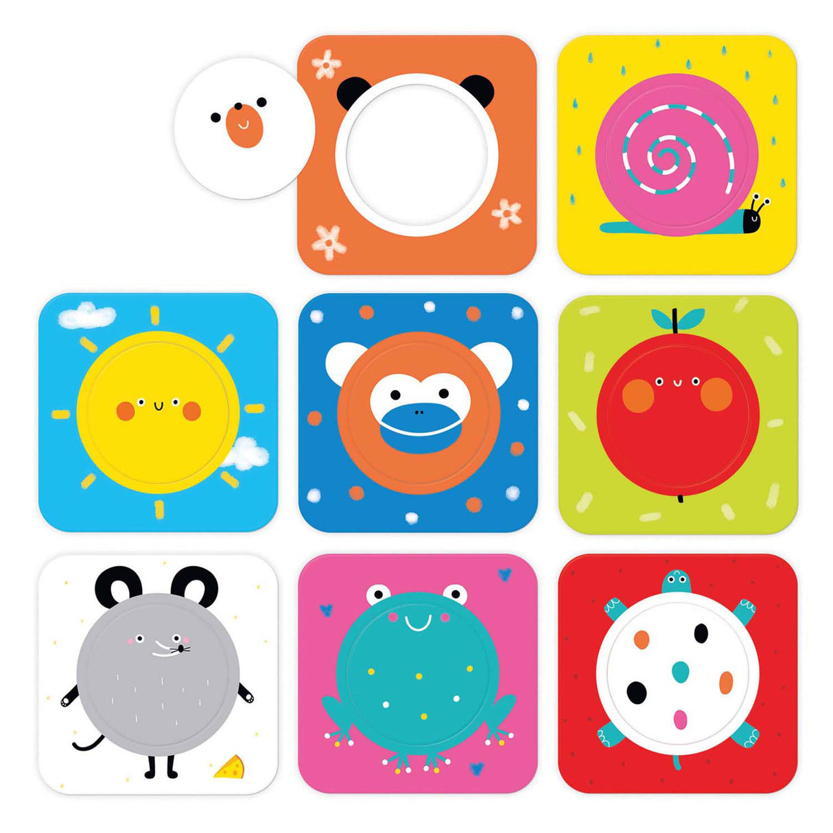 Banana panda - on-the-go puzzle discover circles - 16 pcs.