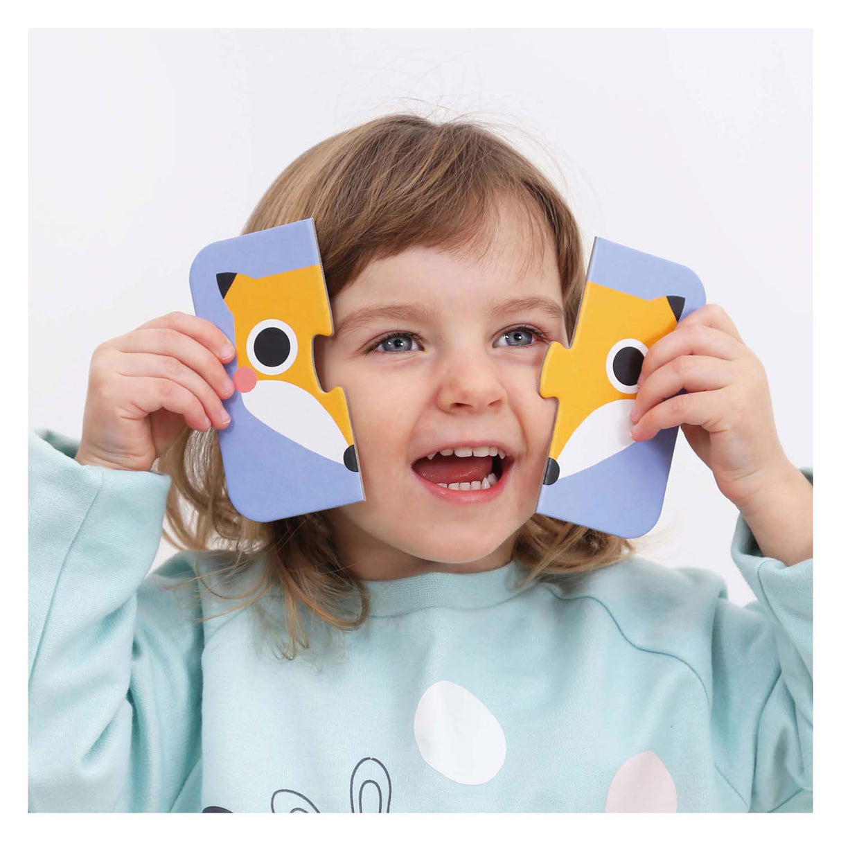 Banana panda - on-the-go puzzle half faces - 16 pcs.