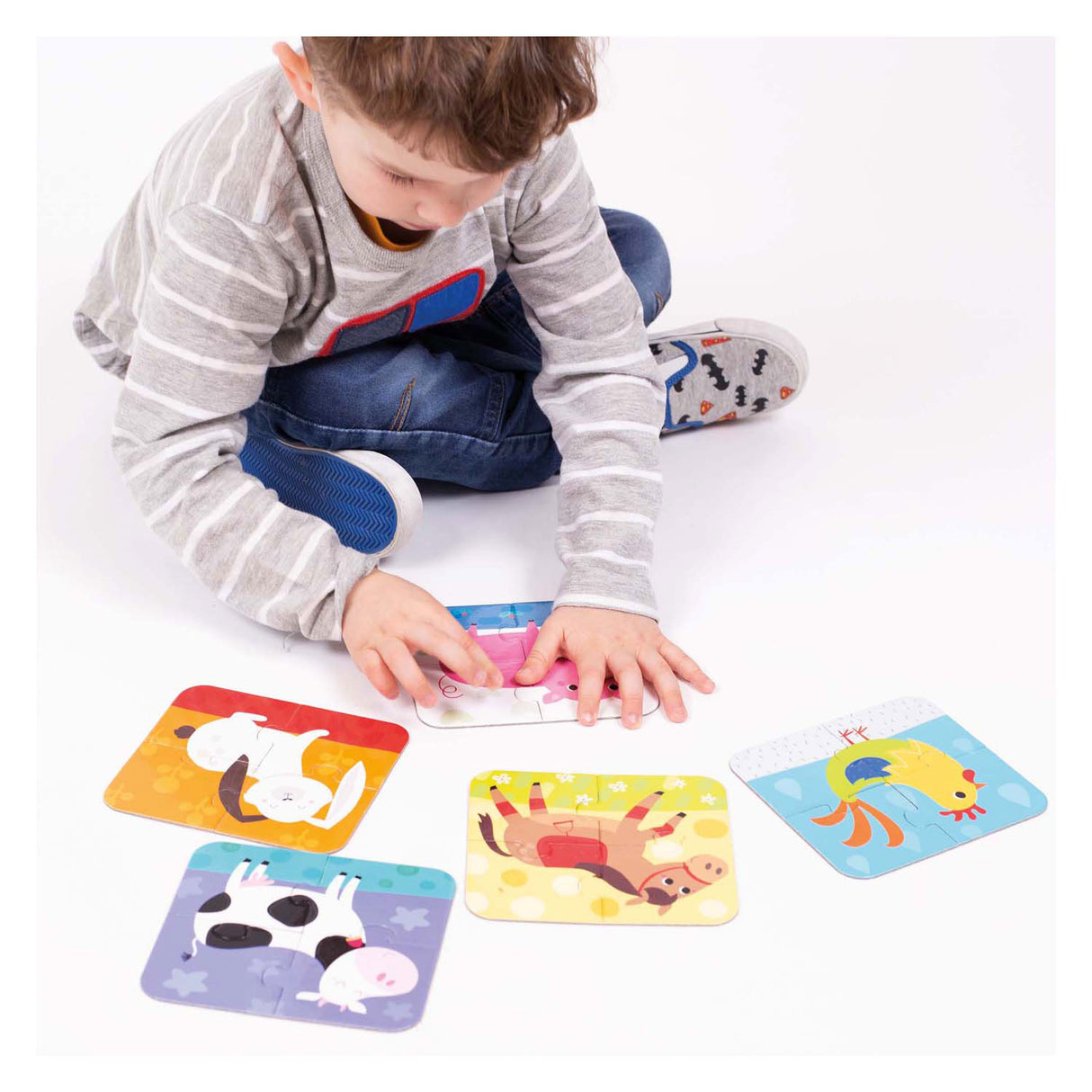 Banana panda - on-the-go puzzle animals - 16 pcs.