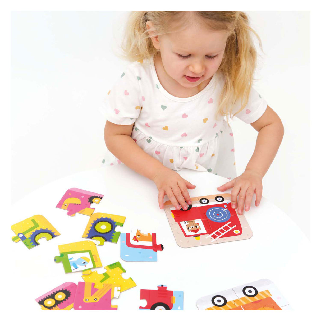 Banana panda - on-the-go puzzle vehicles - 16 pcs.