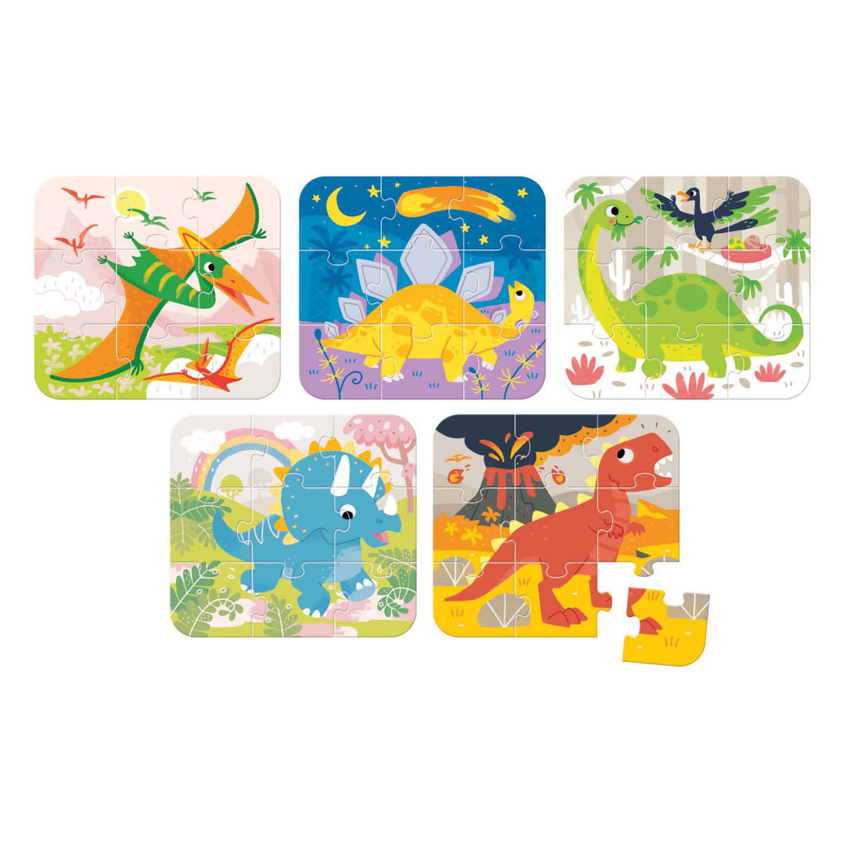 Banana panda - on-the-go puzzle dinosaur - 16 pcs.