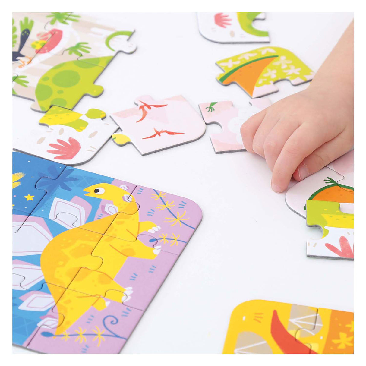 Banana panda - on-the-go puzzle dinosaur - 16 pcs.